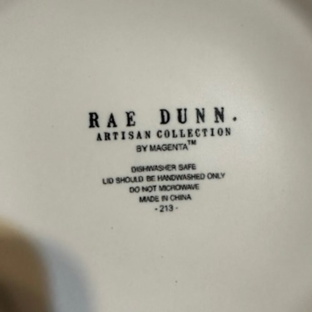 Rae Dunn Bee Jar with Lid NEW NEVER USED - Picture 4 of 5